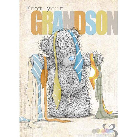 From Your Grandson Me to You Bear Fathers Day Card £1.79